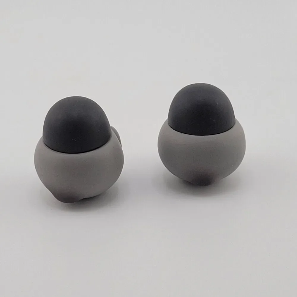 Koupen-chan - Kitan Club Gray Roly-Poly Mini Figure Lot of 2